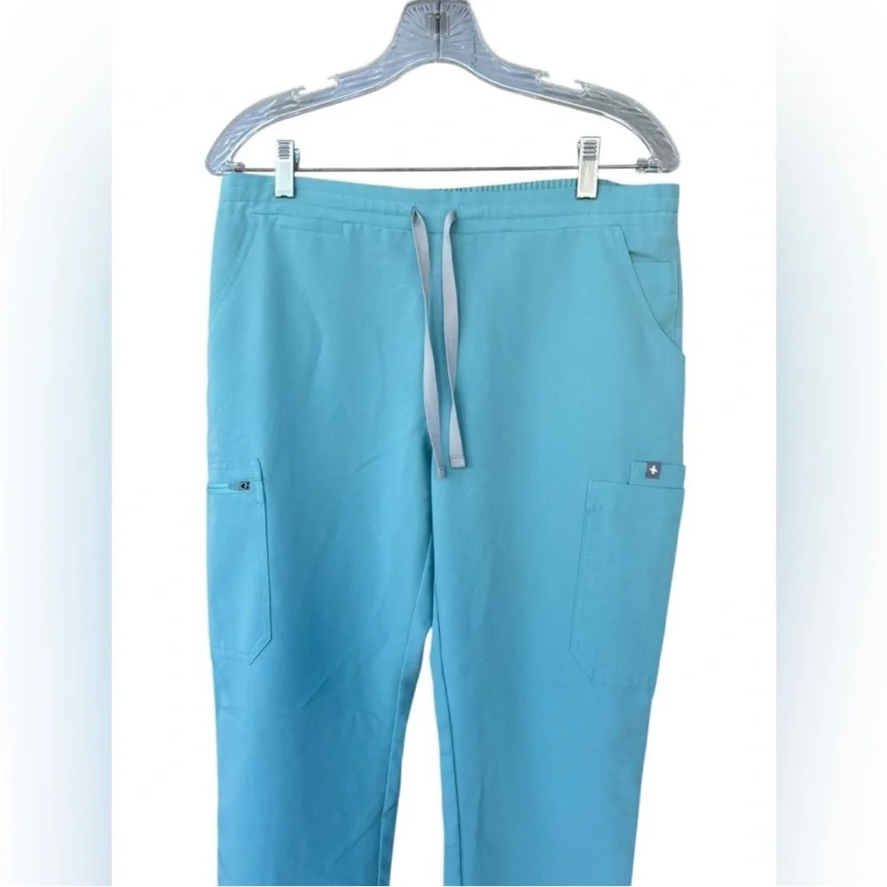FIGS Women’s Scrub Pants - Size Medium Petite - Light Blue
